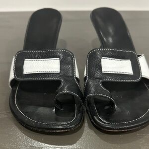 Cole Haan Black Leather Sandals